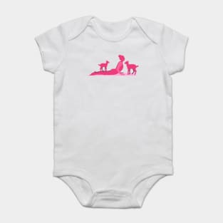 goat yoga Baby Bodysuit